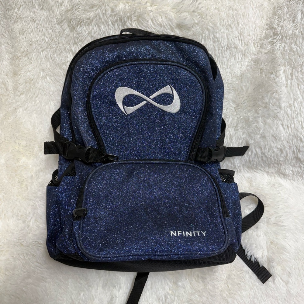 NFINITY Blue Sparkle Cheer Backpack